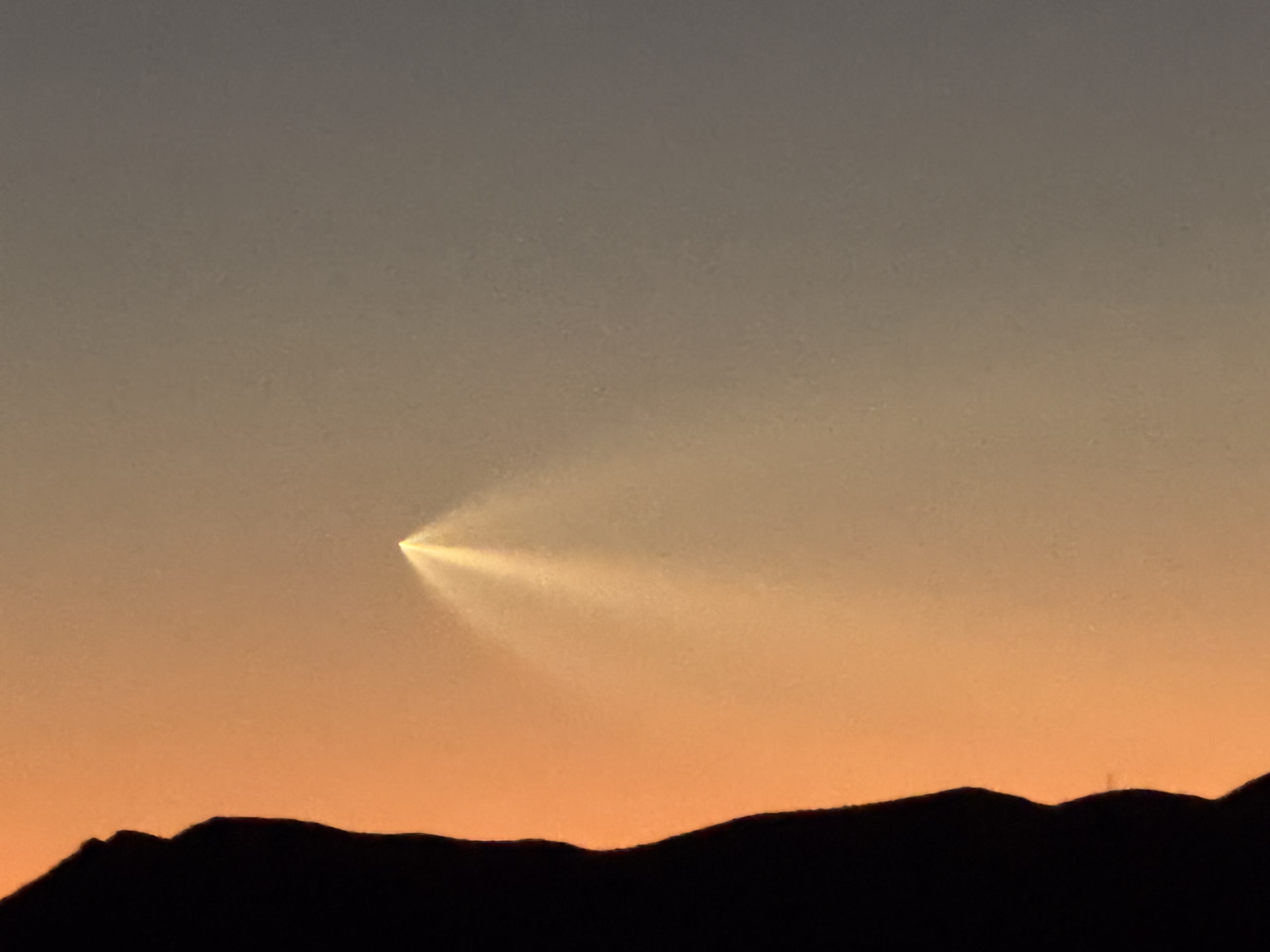 Falcon 9 Launch Lights Up the Big Bend Sky